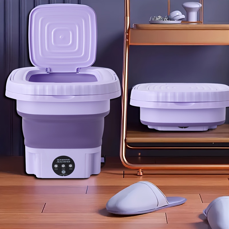 Portable Folding Washing Machine With Disinfection - Temu