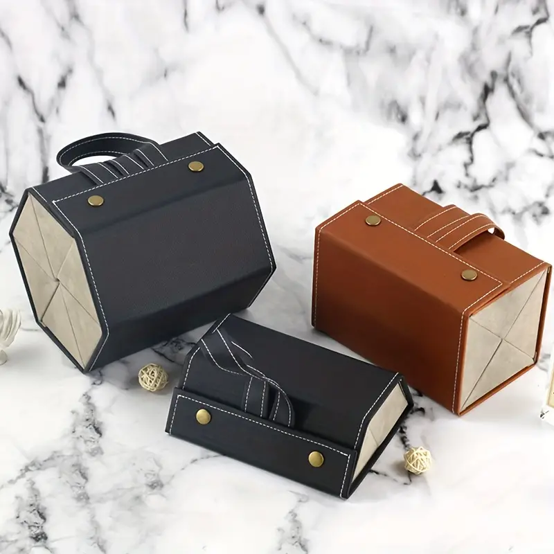 1pc Multi-grid Jewelry Storage Box, Grey Portable Storage Box For