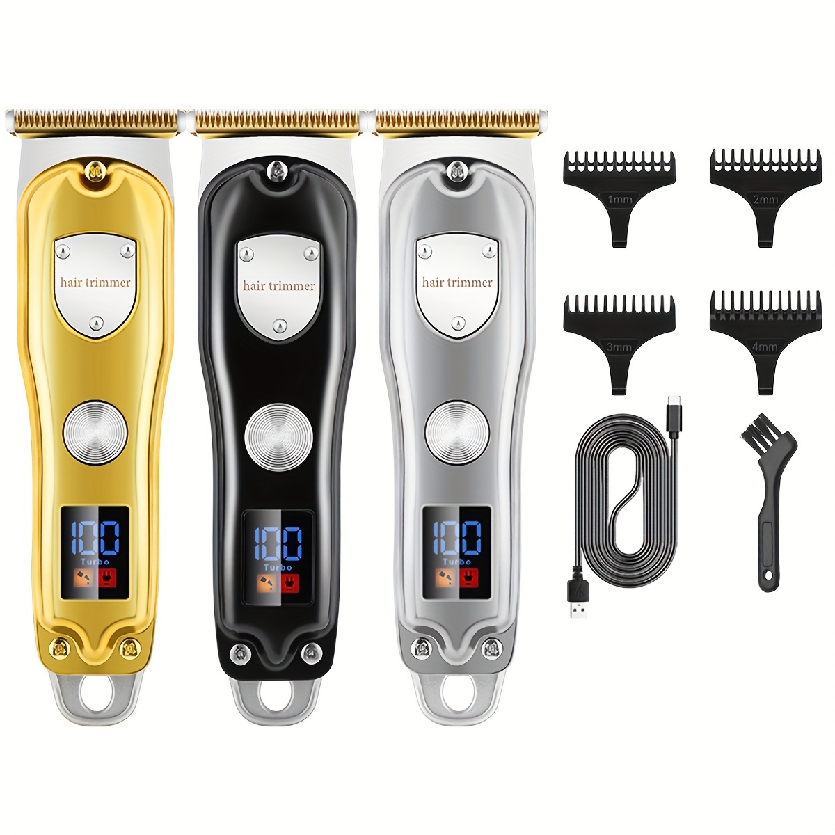 New Electric Hair Clipper, Electric Hair Clipper, Men's LCD Display, Oil Head, Electric Hair Trimmer, Electric Hair Clipper Barber Hair Cutter Machine