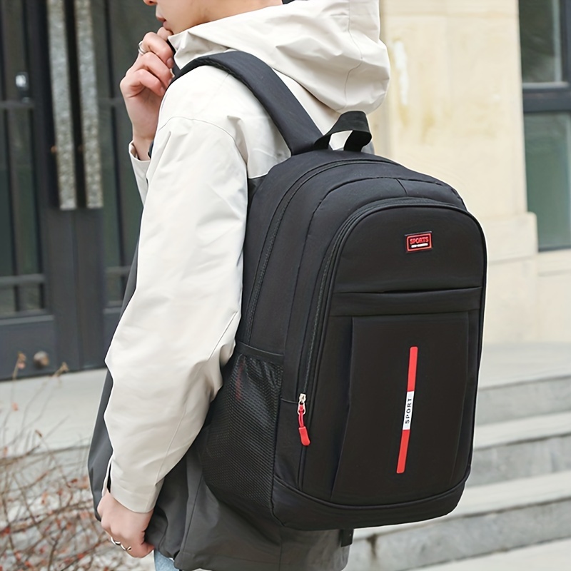 Mochilas de tela Oxford de gran capacidad para hombre, bolsas de viaje  ligeras, mochilas escolares, bolsas para portátiles de negocios,  impermeables