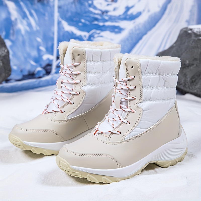 Women's Snow Boots High Top Hiking Boots Warm Comfortable
