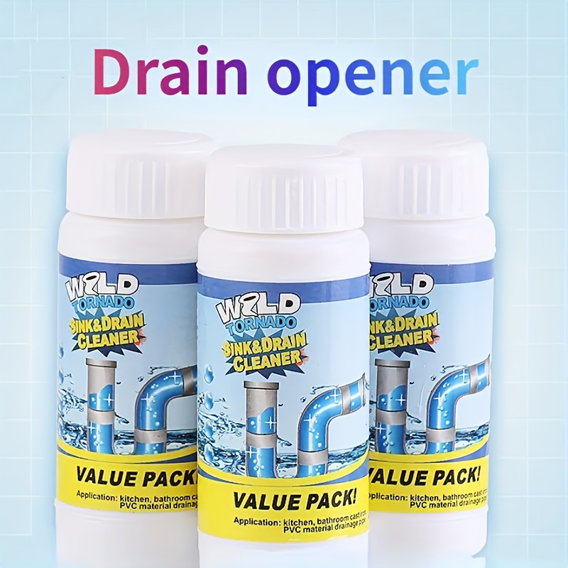 Wild Tornado Pipe Dredge Deodorant, Powerful Sink and Drain Cleaner, Quick  Foaming Toilet Cleaner, Dredge Agent for Kitchen and Toilet Pipes (2pcs)