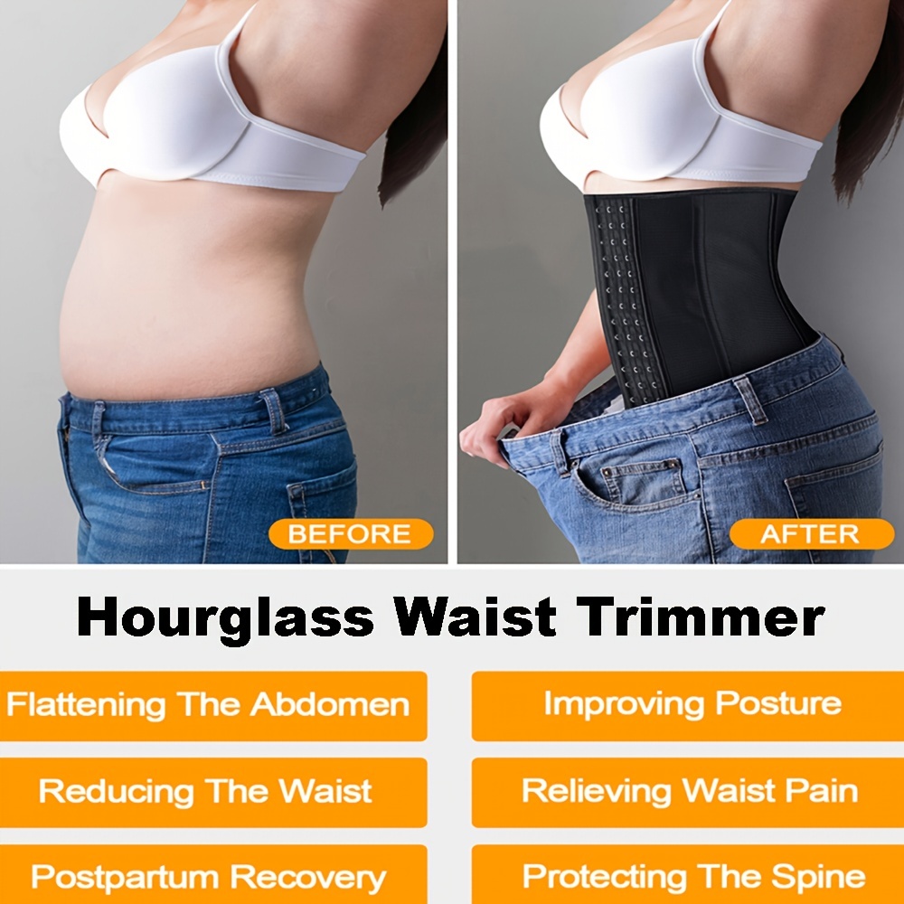Waist Trainer Shapewear Belt Breathable Latex Tummy Control - Temu