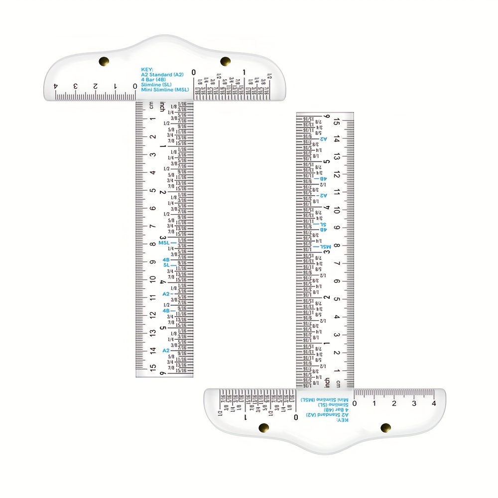 12 Junior T-Square Ruler Plastic Scrapbooking Measuring Tool Drafting  Layout