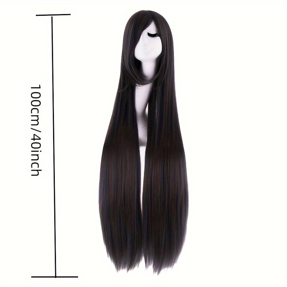 Black wig shop 40 cm