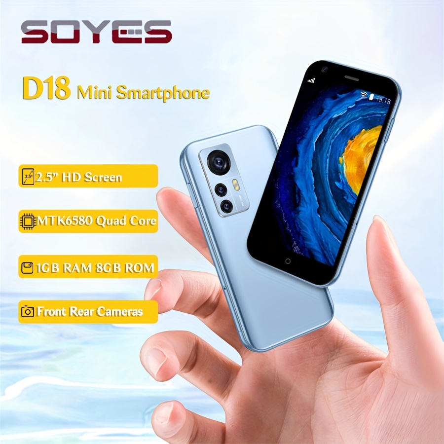 Mini Sized Smartphone SOYES XS11 Google Play Ultra Dünn Klein Android Handy  Grün
