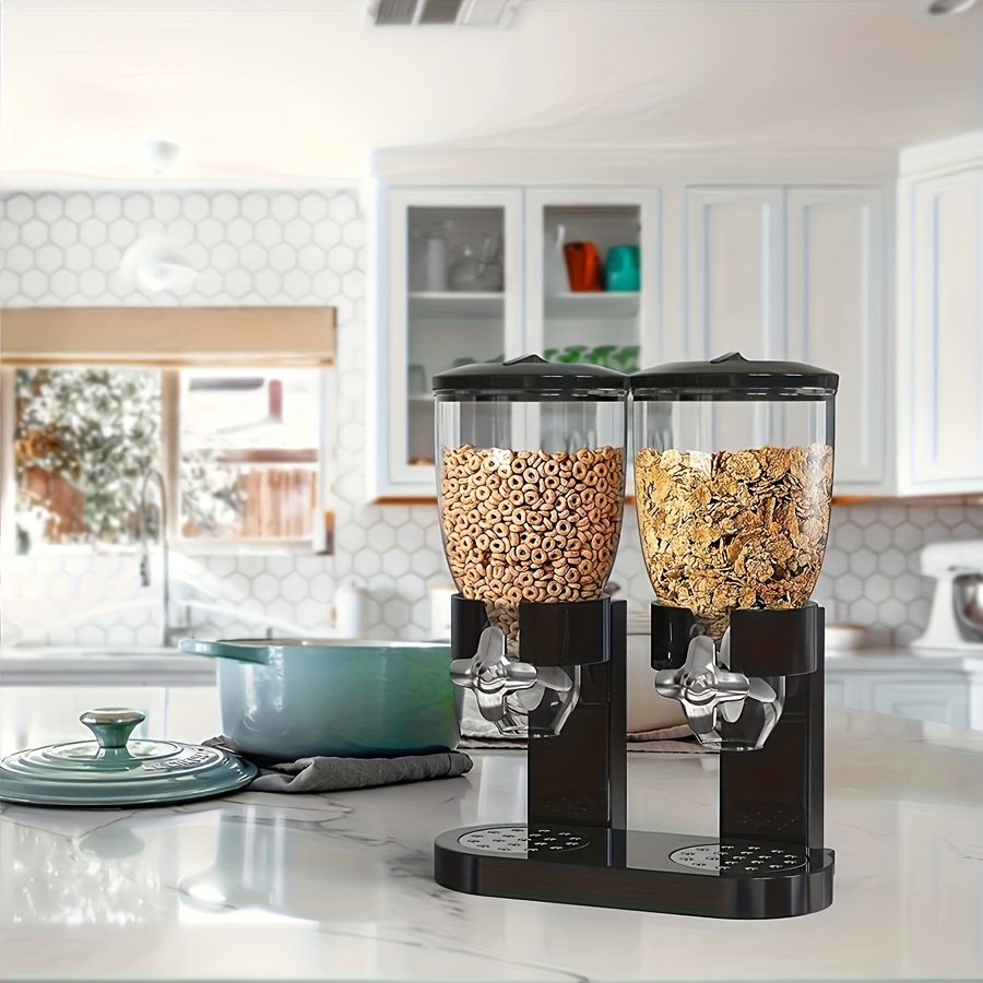 1pc Máquina Cereales Solo/doble Barril Dispensador Cereales - Temu