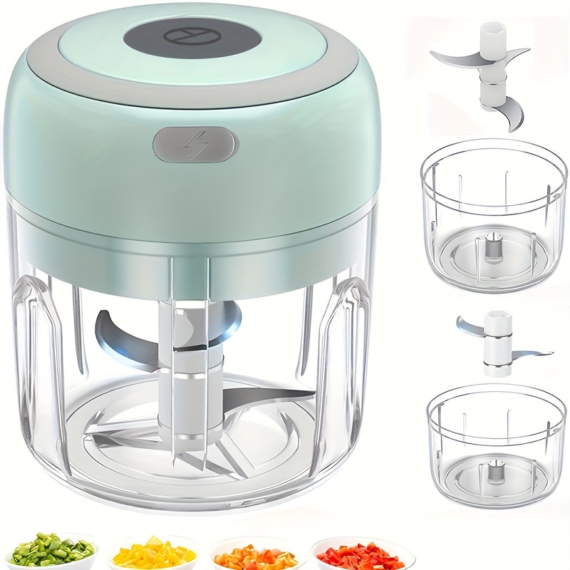 Portable Electric Grinder with 4 Blades150W 220V Small Food Crusher  Portable Salt Pepper Spice Mill Kitchen Chopper Household