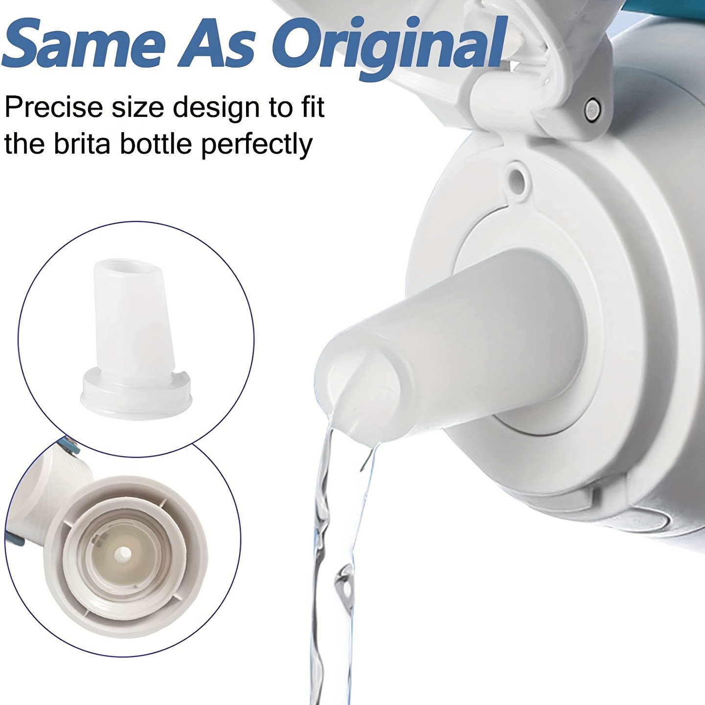 Bite Valve Replacement Silicone Water Bottle Straw For Brita - Temu