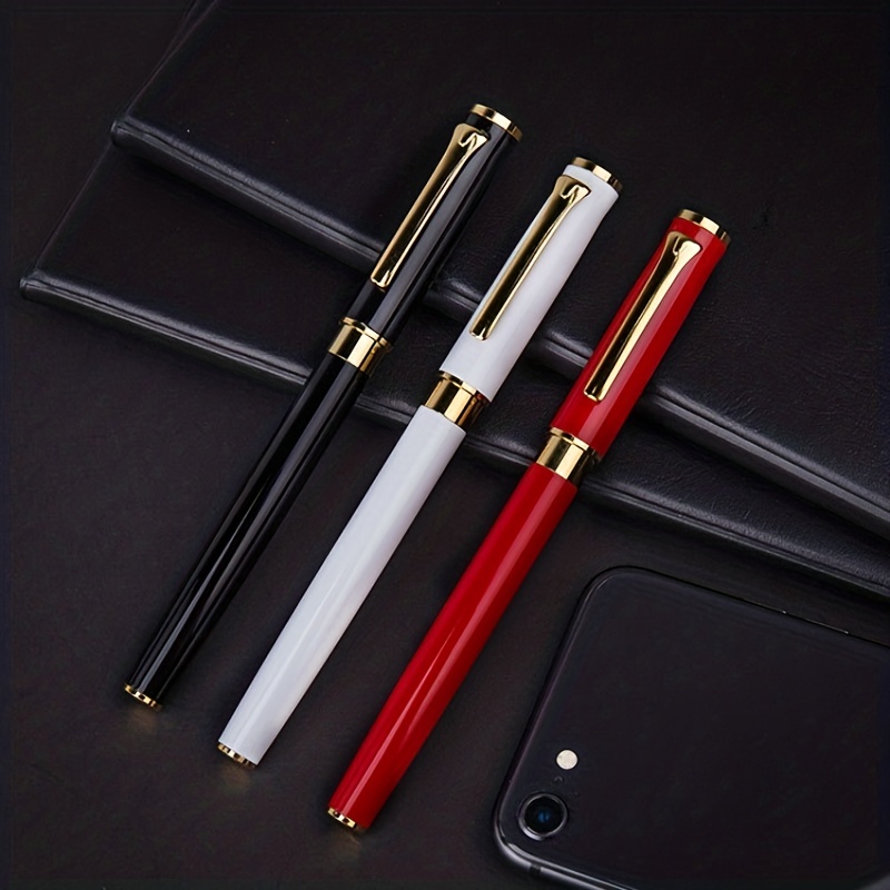 M g Black/red/blue Retractable Gel Pen Student Signature Pen - Temu