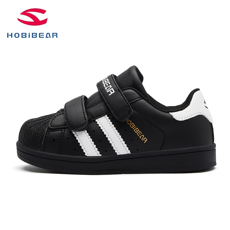 1 Pair 2025 Girls' White Leather Shoes, New Girls' Sneakers, Non-Slip, Lightweight, Boys' Skate Shoes, Soft Sole, Toddler Casual Shoes, Little Girls' Outdoor Tennis Shoes