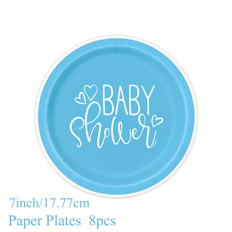 Baby shower disposable clearance tableware