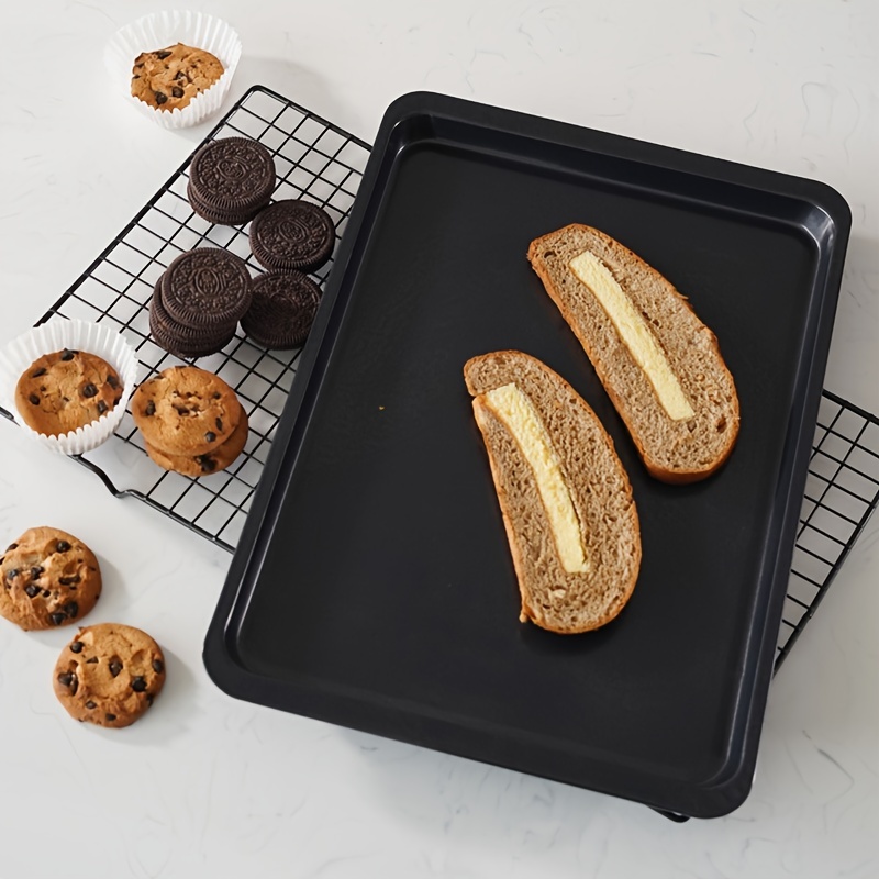 Stainless Steel Baking Pans Rectangular Biscuit Pans Cookie - Temu
