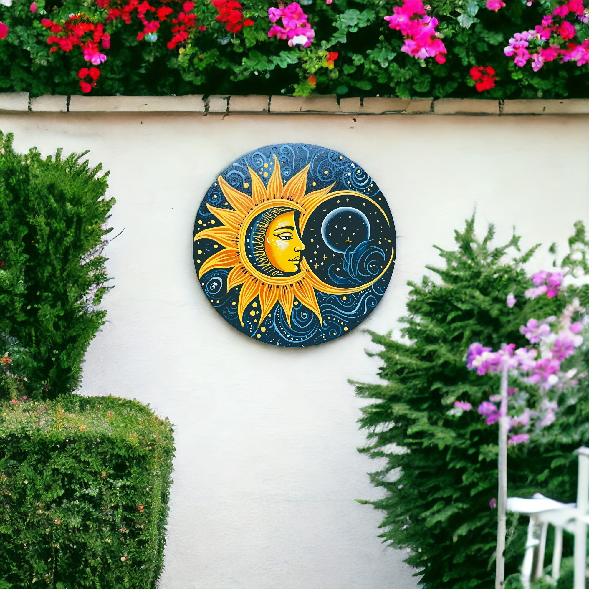 Sun Art Outdoor Thermometer Decorative Rose Hollow Pattern - Temu