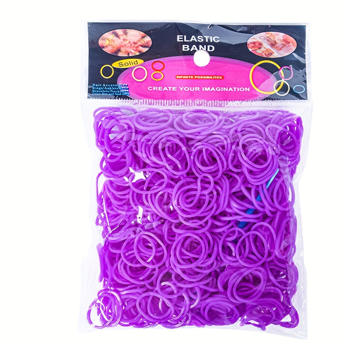Buy Glitter Style Rainbow Loom Bracelet Rubber Bands and Clips