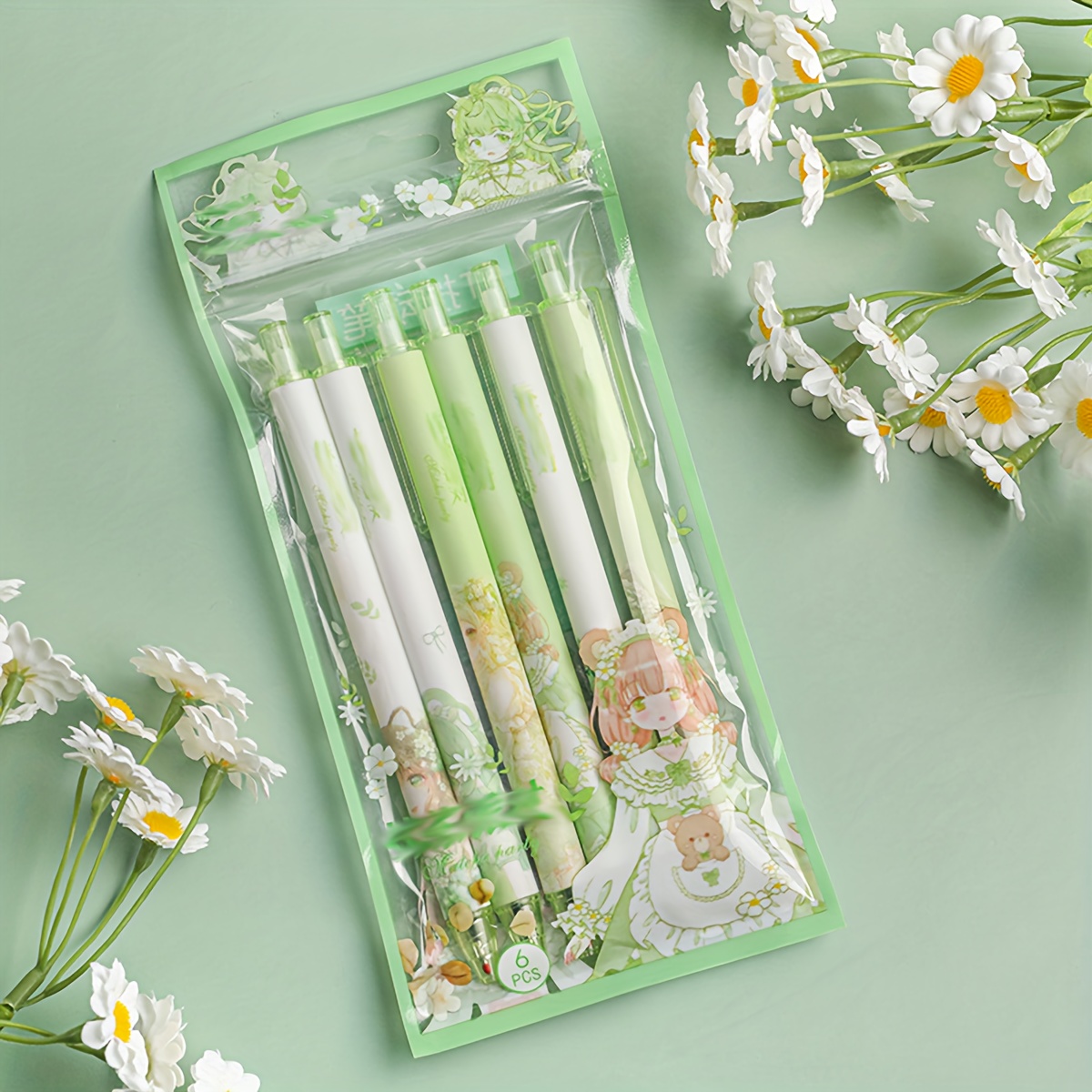 Matcha Press Gel Pen: Writing Smooth Cute Perfect For Office - Temu