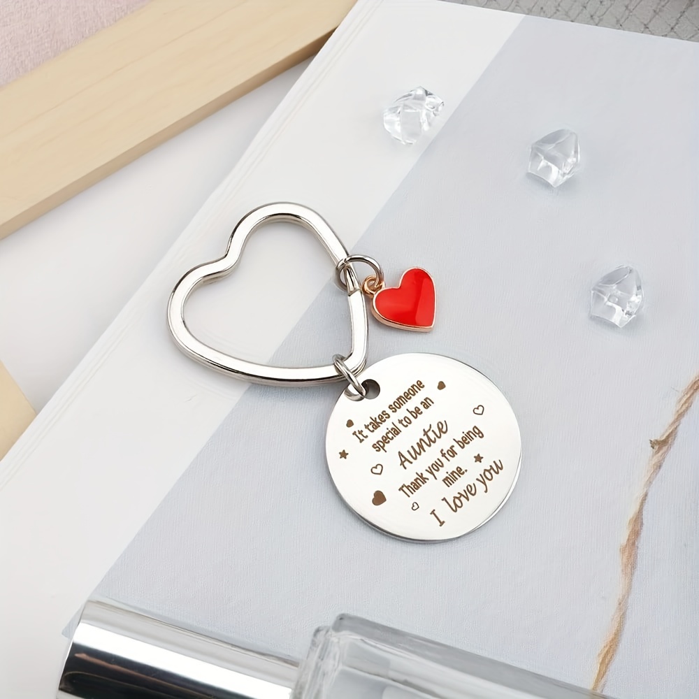 Auntie Gift Auntie To Be Keychain New Aunt Gift For Friends - Temu