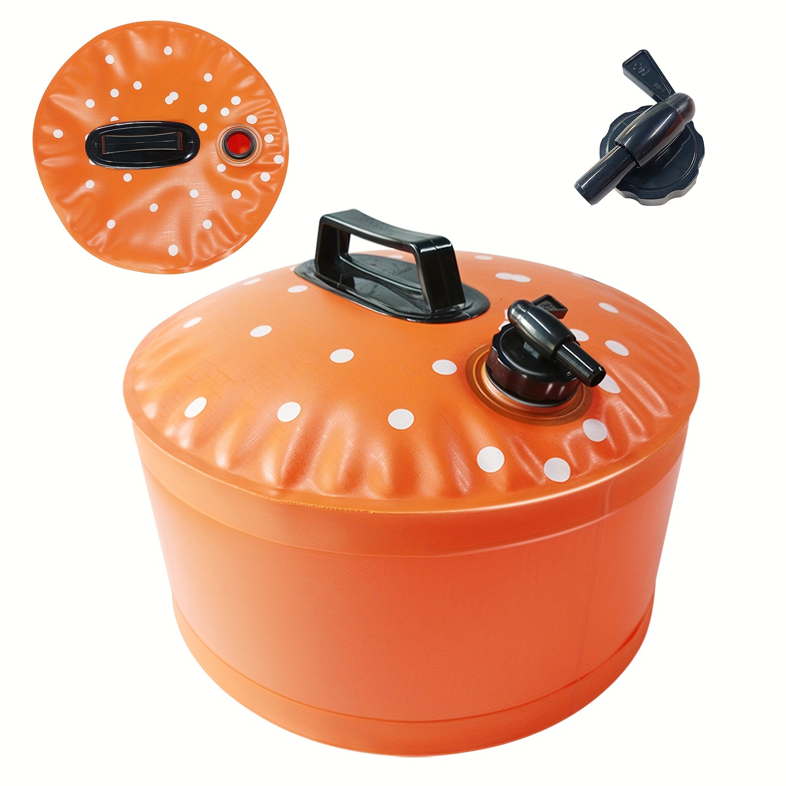 Folding Water Bucket Collapsible Water Container With Spigot - Temu