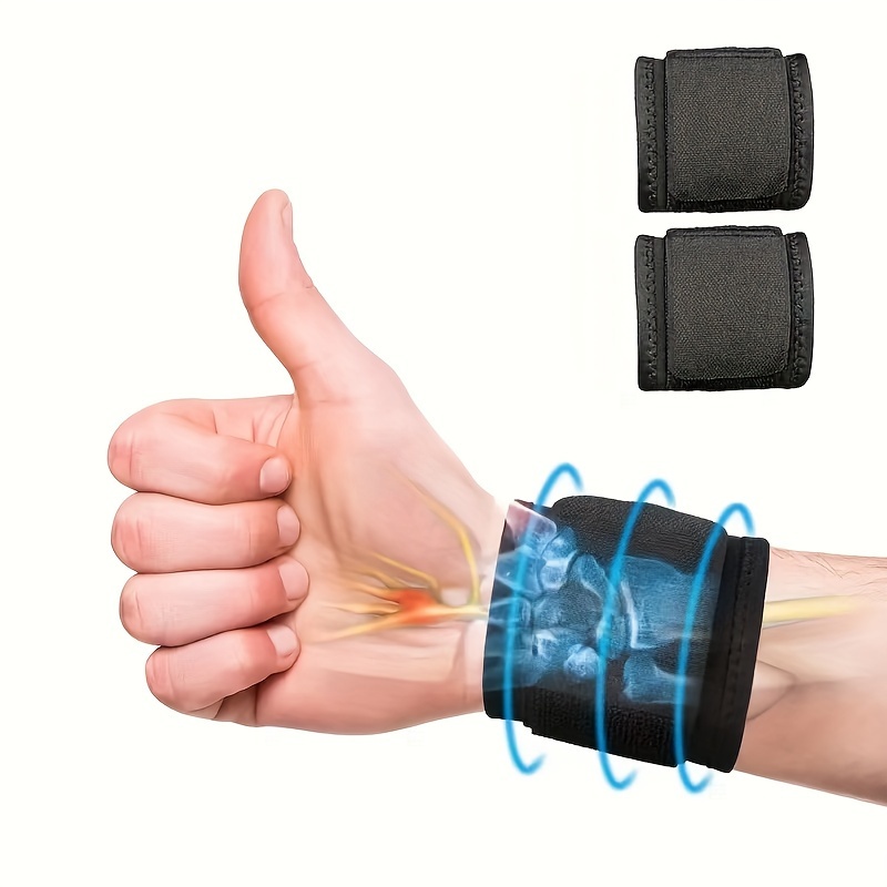 1Pair Slim Air Wrist Support Strap Adjustable Wrist Wrap for Men