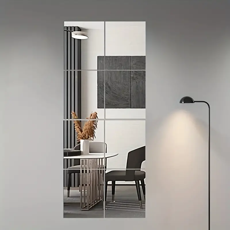 1/4 Stücke, Acryl Weicher Spiegel, Wand Selbstklebend