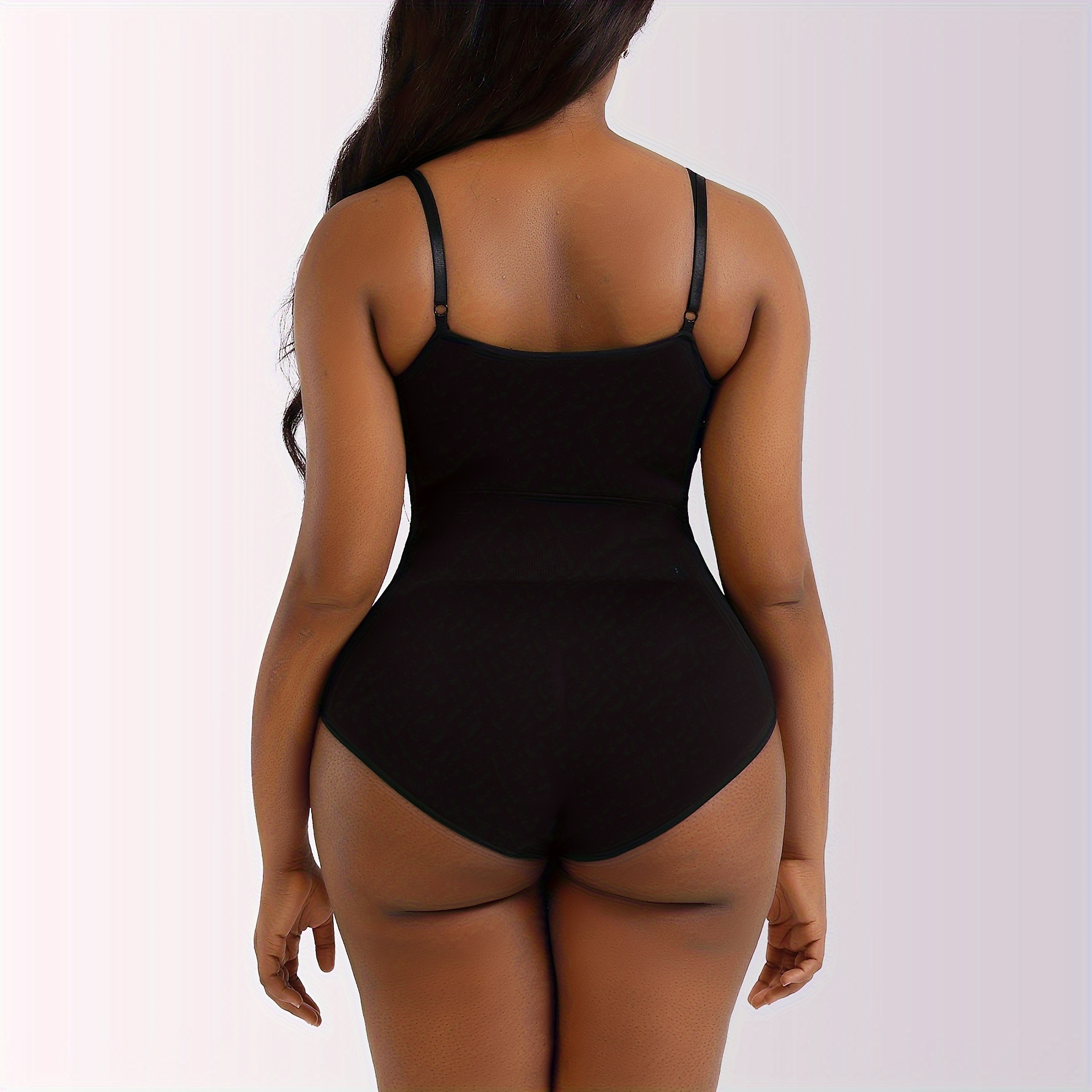 Homgro Women's High Waist Cami Body Shaper Backless Tummy Control Open Bust  Seamless Slimming Bodysuit Shapewear Underwear Nude 16 