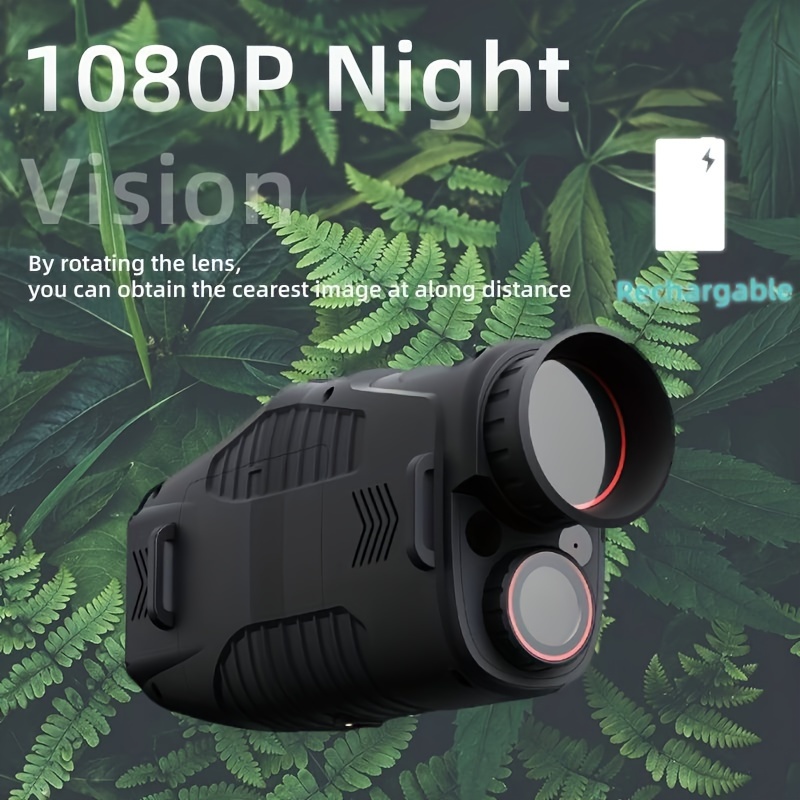 Jumelles de vision nocturne numériques R6, lunettes de vision nocturne  infrarouge Full HD 1080p photo et vidéo pour l'observation de jour et de  nuit pour la chasse, le camping, la surveillance 
