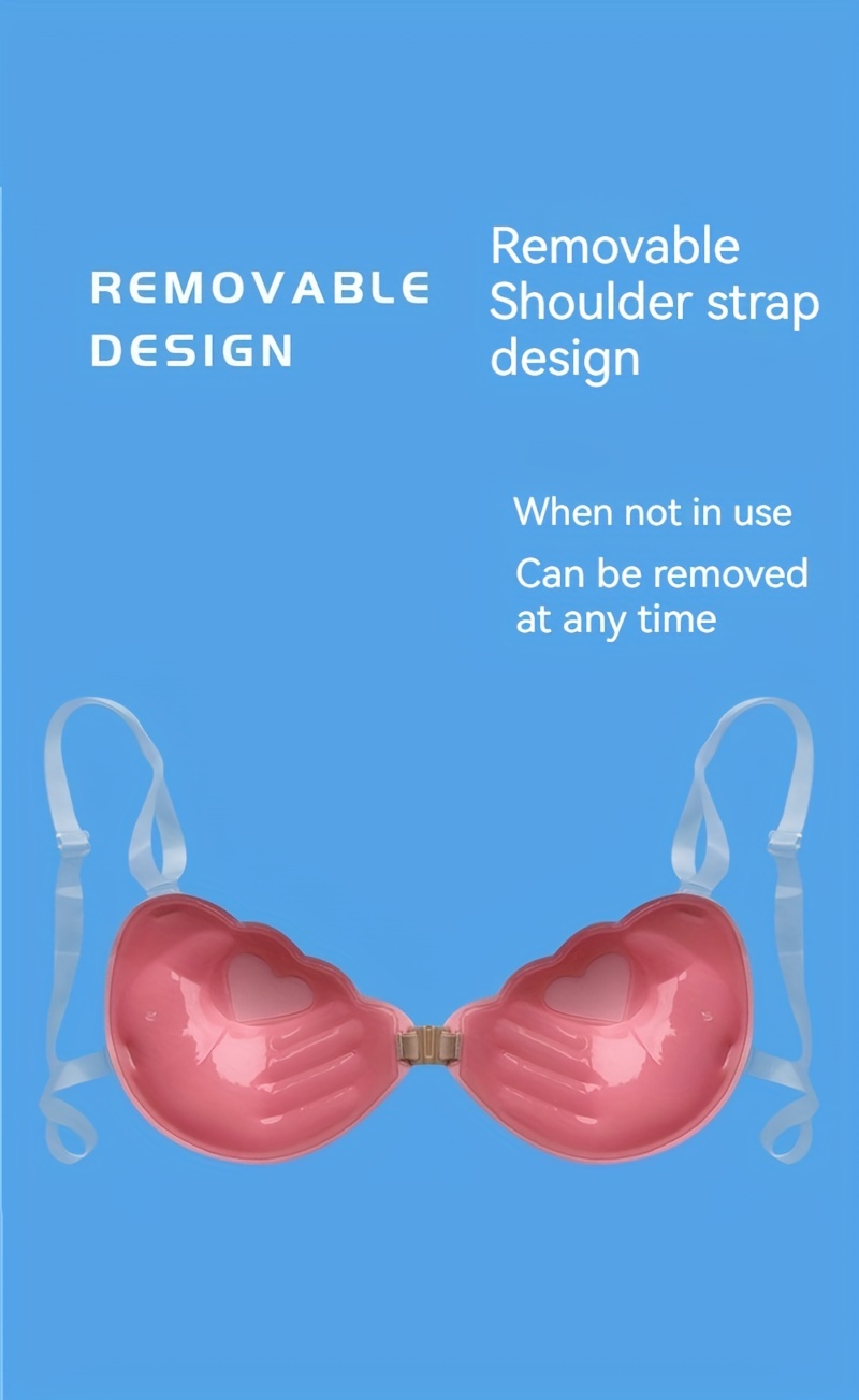EGNMCR Nipple Coverage for Women Strapless Bra Women's Small Chest  Gathering Wipe Chest Bare Shoulder Wrap Chest Can Match Side Silicone  Anti-slip