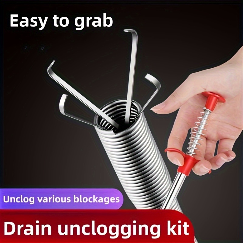 Useful & Complete hair clog tool for drain cleaning Supplies 