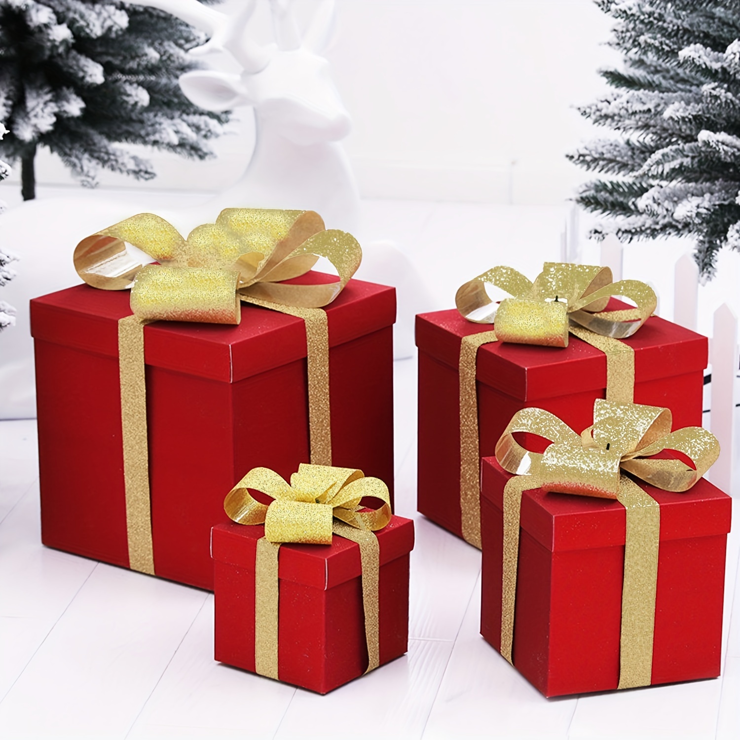 Holiday Gift Box Set - 3 Gold Tins