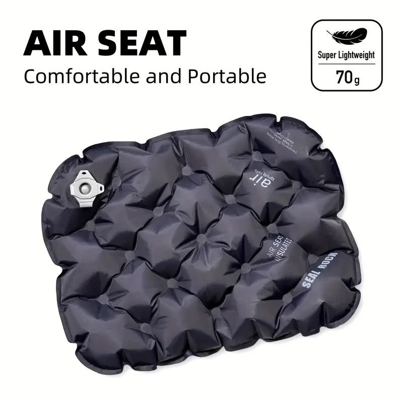 Inflatable Seat Cushion, Moisture-proof Pad For Outdoor Camping