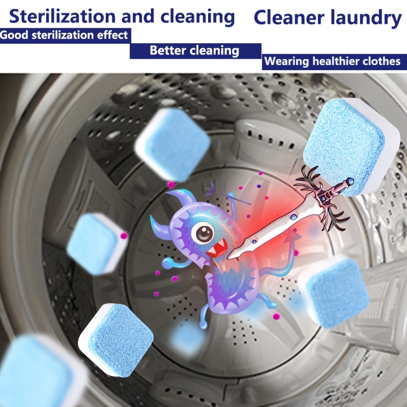 Washing Machine Cleaner 4 Pack - Deep Cleaning Tablets for He Front Loader  & Top Load Washer, Clean Inside Drum and Laundry Tub Seal - China  Effectively Remove Bacteria and Mold and