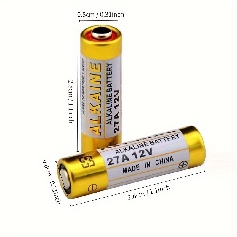 12v a27 27a alkaline battery g27a mn27 ms27 gp27a l828 v27ga alk27a a27bp k27a vr27 r27a for clock remote control dry cell