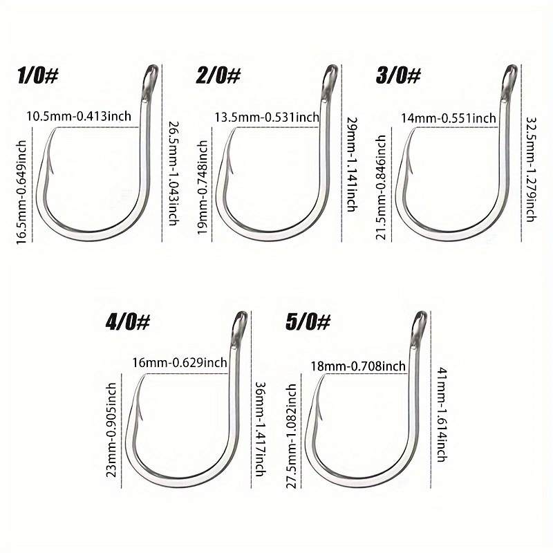 Strengthened And Thickened Jig Hooks Stainless Steel - Temu