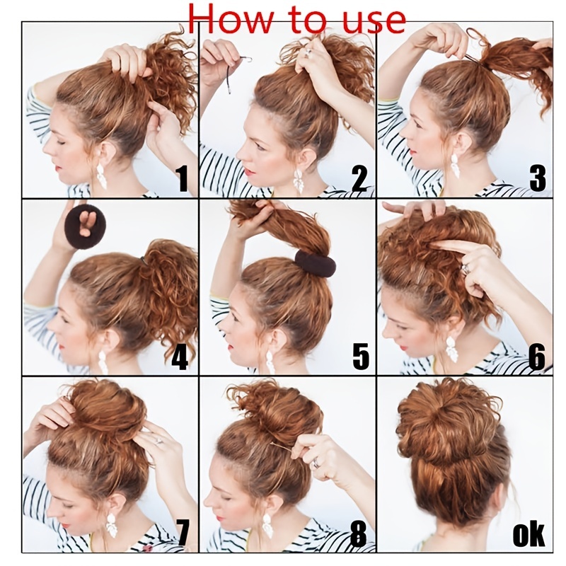 Donut Hair Bun Maker Ponytail Holder Hair Accessory