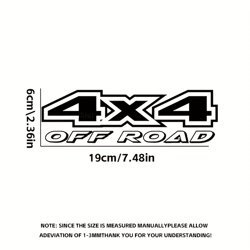 Car Stickers 4x4 Car Stickers For Off road Creative 4x4 Off - Temu