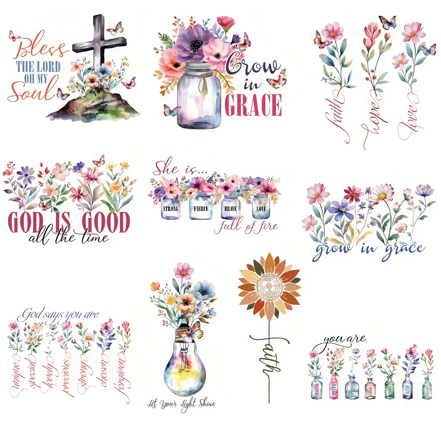 6pcs/set Letras Clásicas Diseño Flores Diy Hierro En - Temu Mexico