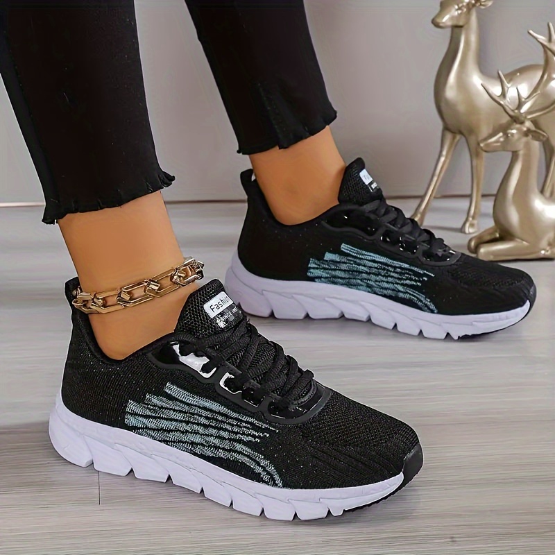 solid color casual sneakers women s lace comfy breathable