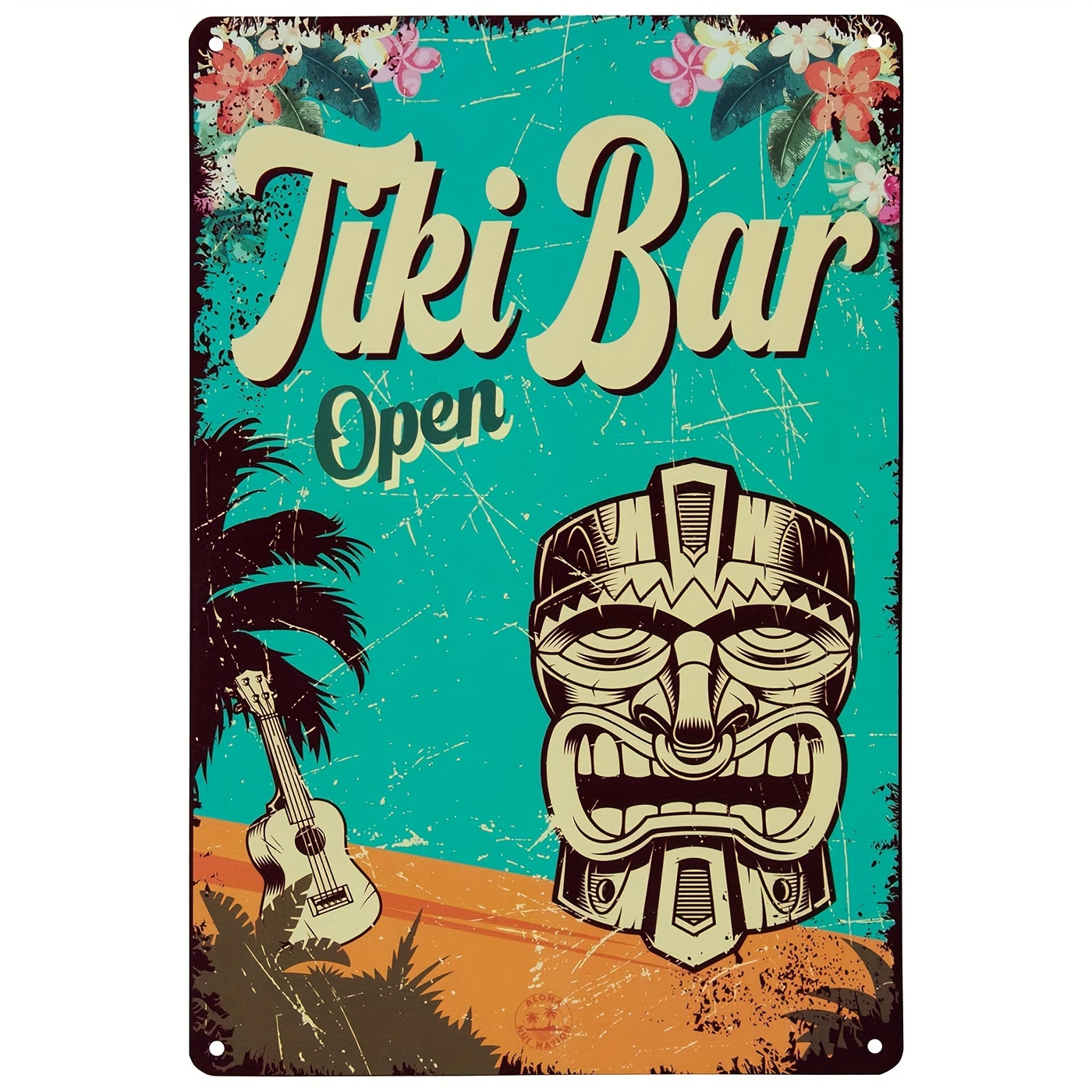 1 Pieza Decoración Tabla Surf Tiki Bar Livin' The Dream - Temu Mexico