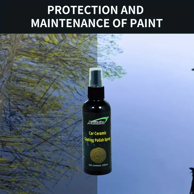 10.14oz Ceramic Coating Fortify Car Wax Polish Spray - Waterless Wash & Wax  Hydrophobic Top Coat Polish & Polymer Paint Sealant Detail Protection