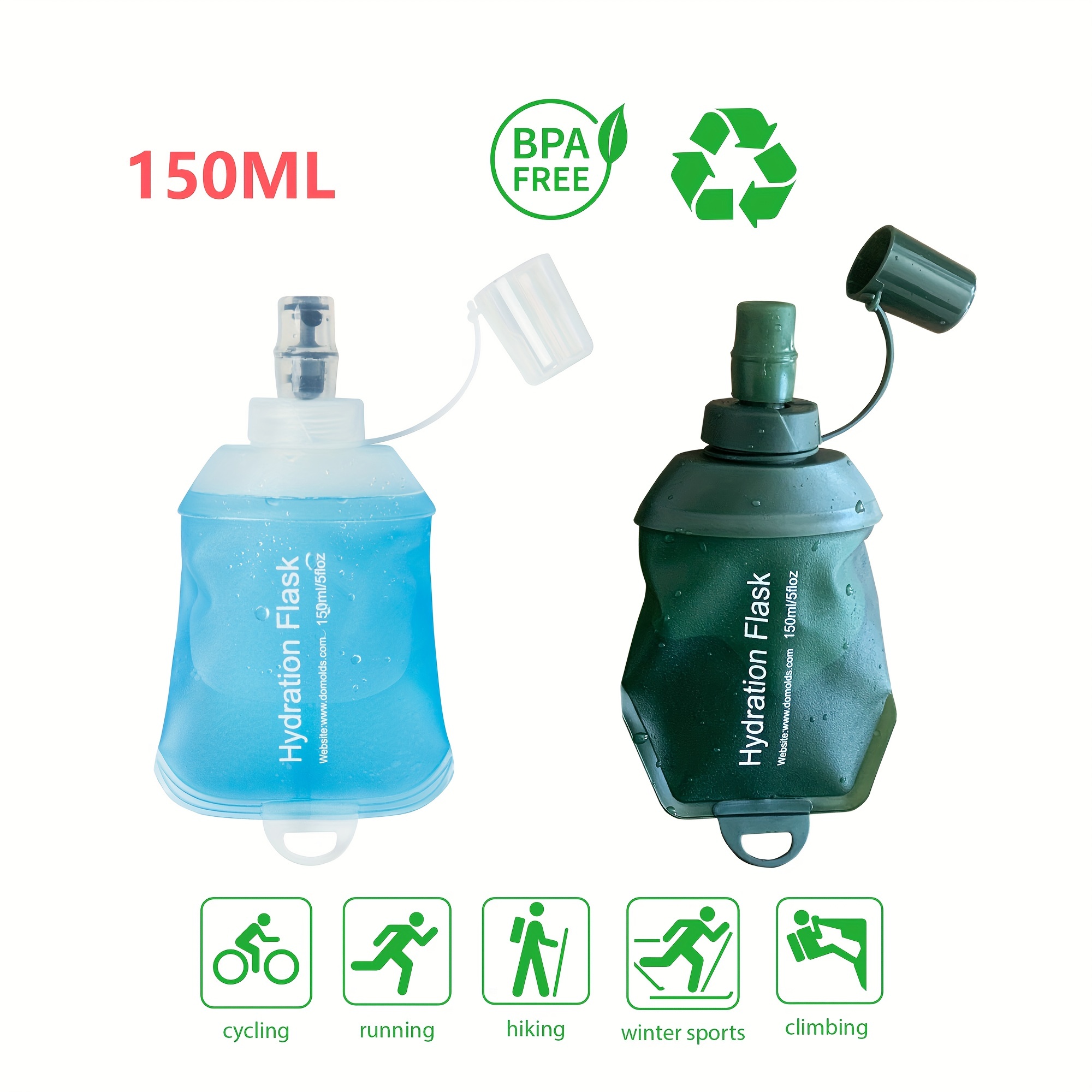 New 400ml Running Water Bottle Hiking Water Holder Fitness Water