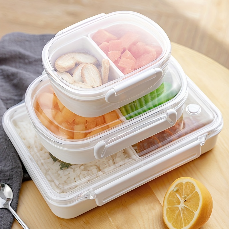 Food Storage Containers, Reusable Divided Fruit Boxes Portable On-the-go  Crispers, Sealed Lunch Boxes, Portion Control Containers, Lunch Salad  Containers, Meal Prep, Snacks, Bpa Free, For Teenagers And Workers, For  Back School, Classroom 