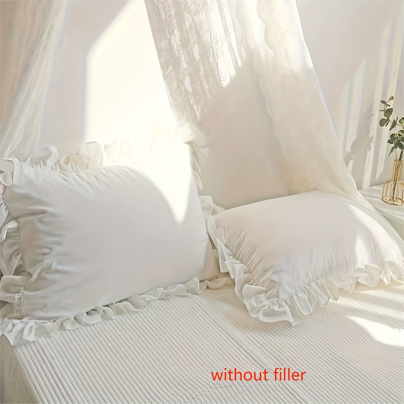 White lace outlet pillowcases