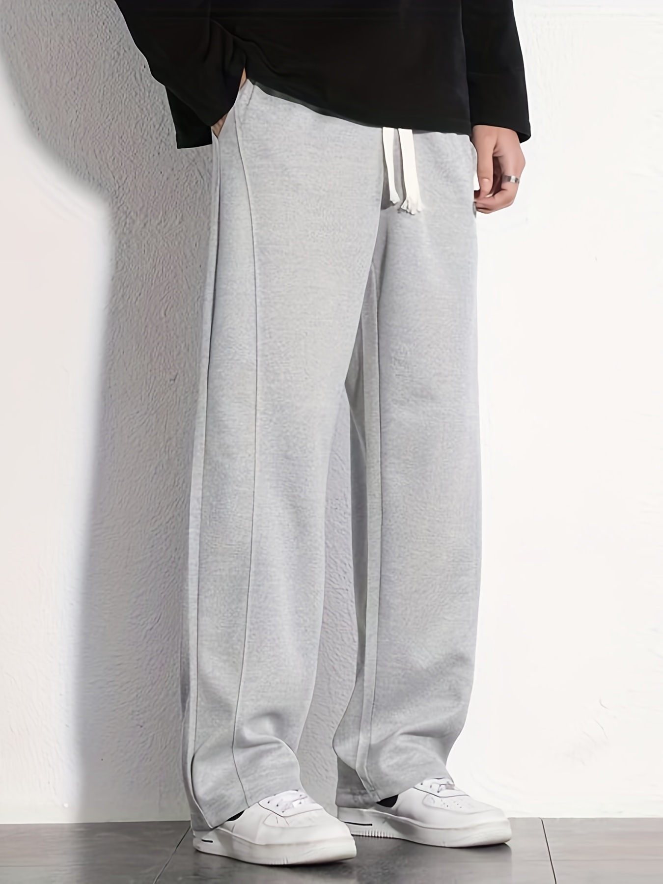 Sunflower Pattern Loose Fit Drawstring Pants