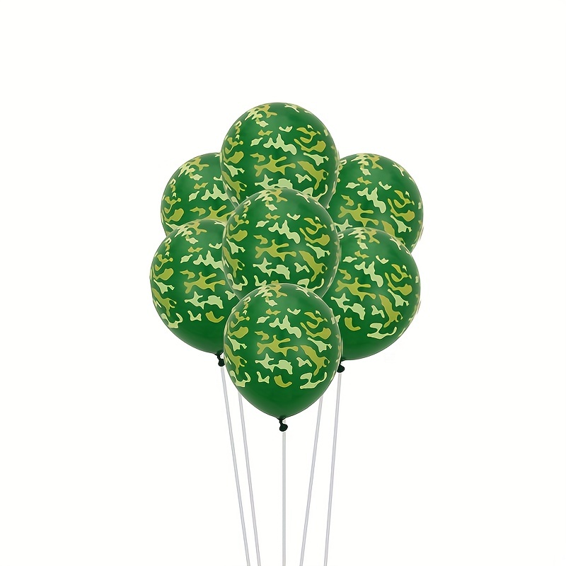 Camouflage Balloons Outdoors Themed Hunting Military Party - Temu