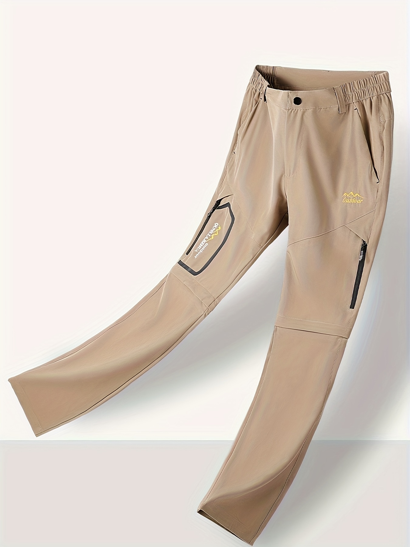 JNGSA Men's Hiking Pants Convertible Quick Dry Lightweight Zip-Off