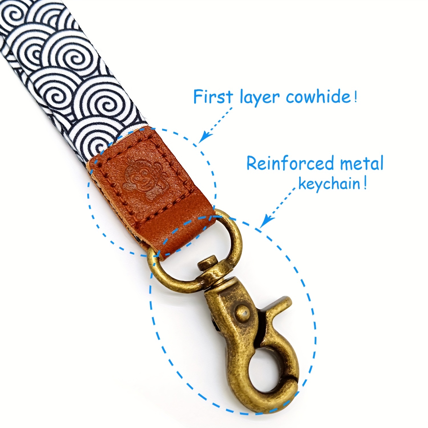  Yiflin Cute Wrist Lanyard for Keys, Keychain, Wallet