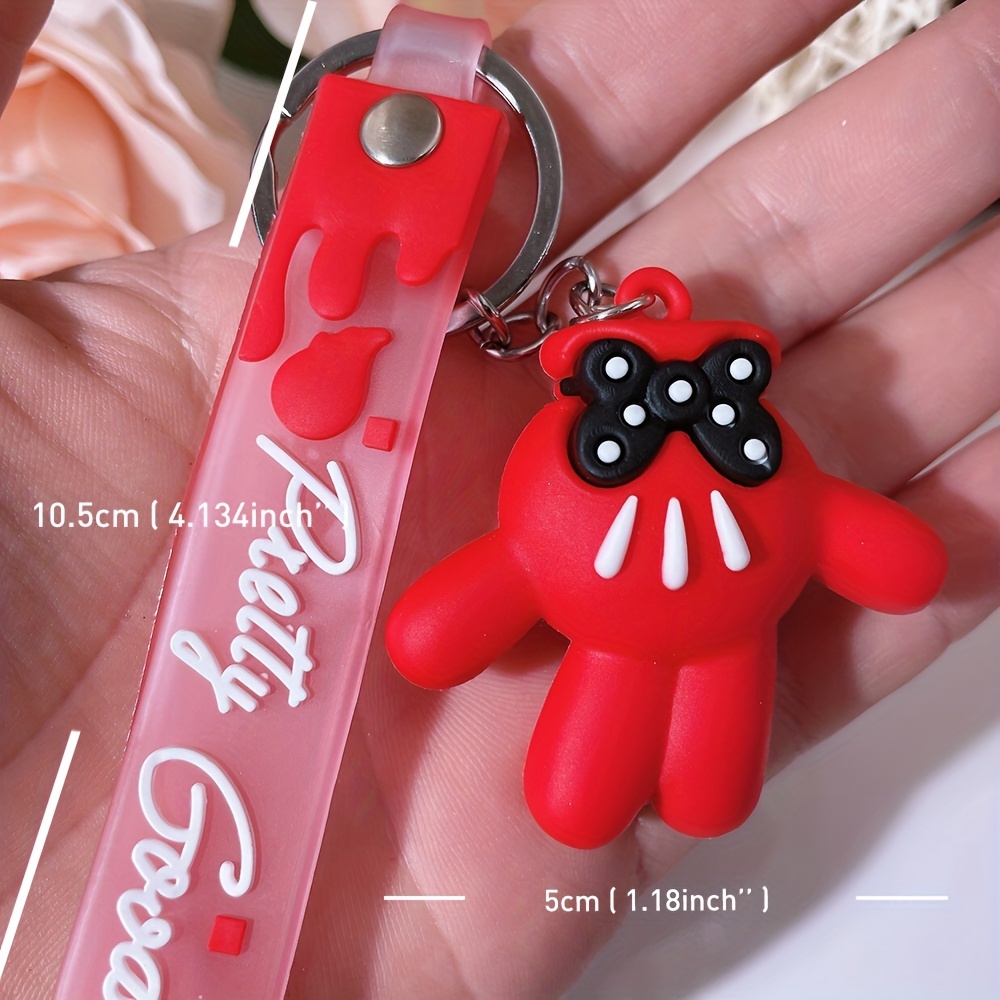 LV x MickeyMouse Keychain - Red Bow