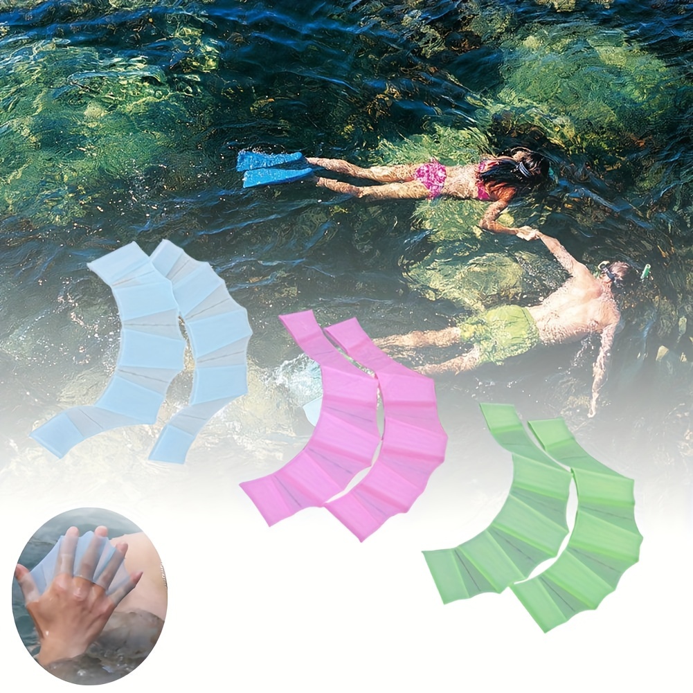 1 paire de palmes en silicone palme de natation pour mains - Temu Canada