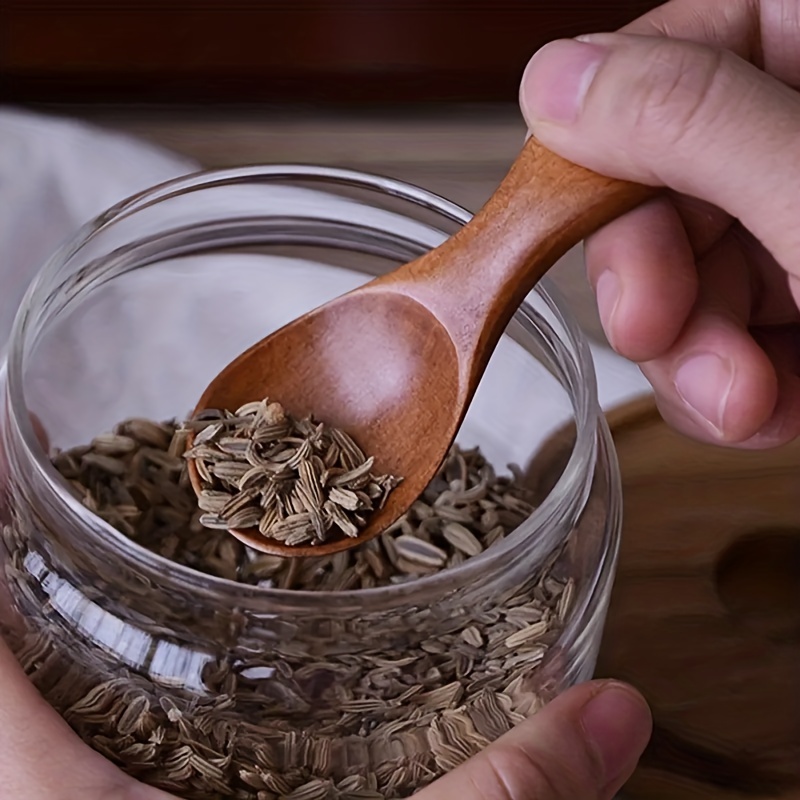 Mini Wooden Spoons Perfect For Spices Condiments Sugar Tea - Temu