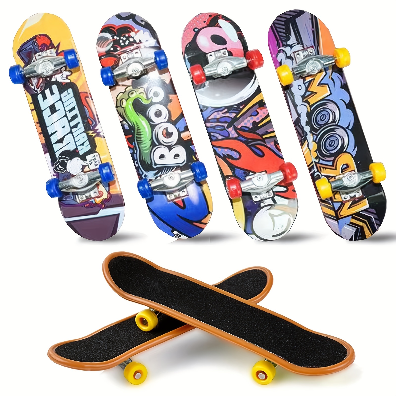 Unique Finger Skateboard Puzzle - Creative Fingertip Mini Skateboard Toy  Gift with Storage Box - Perfect for Stress Relief!